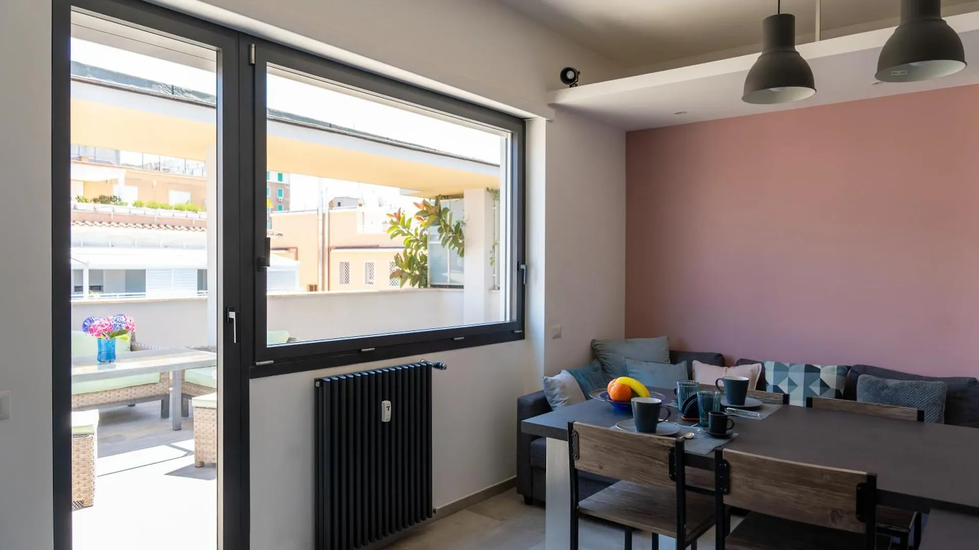 Penthouse With Panoramic Terrace -3 Min To Metro A Apartment Rome Italy